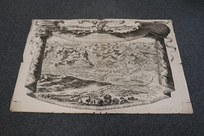 Lot 35 - Cochin (Nicolas, 1610-1686). Les combatz donnéz devant la Ville..., circa 1644-1645