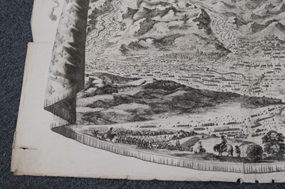 Lot 35 - Cochin (Nicolas, 1610-1686). Les combatz donnéz devant la Ville..., circa 1644-1645