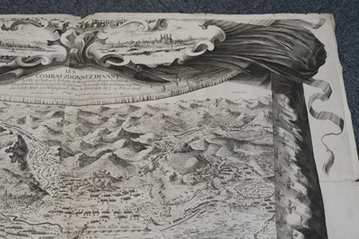 Lot 35 - Cochin (Nicolas, 1610-1686). Les combatz donnéz devant la Ville..., circa 1644-1645