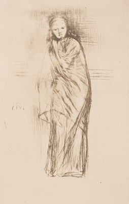 Lot 163 - Whistler (James Abbot McNeill, 1834-1903). The Model Resting, 1870, drypoint etching