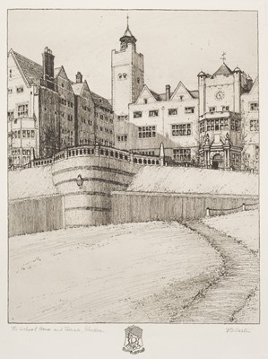 Lot 270 - Martin (Dorothy Burt, 1882-?). A collection of aquatints and etchings of Roedean School