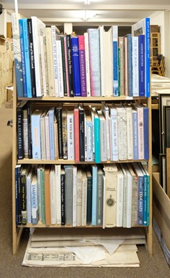Lot 132 - Map reference books. A collection of approximately 80 volumes, 20th-century