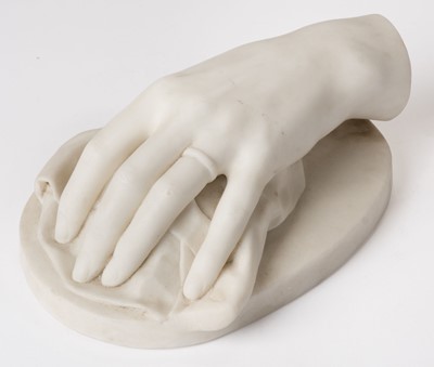 Lot 519 - Italian School. A fine Italian white marble momento mori sculpture, circa 1850