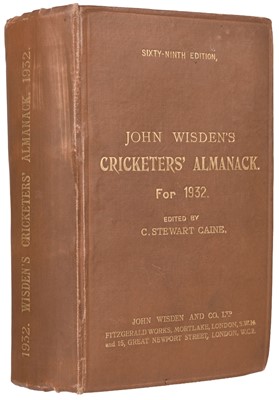Lot 428 - Wisden. Cricketers' Almanack for 1932