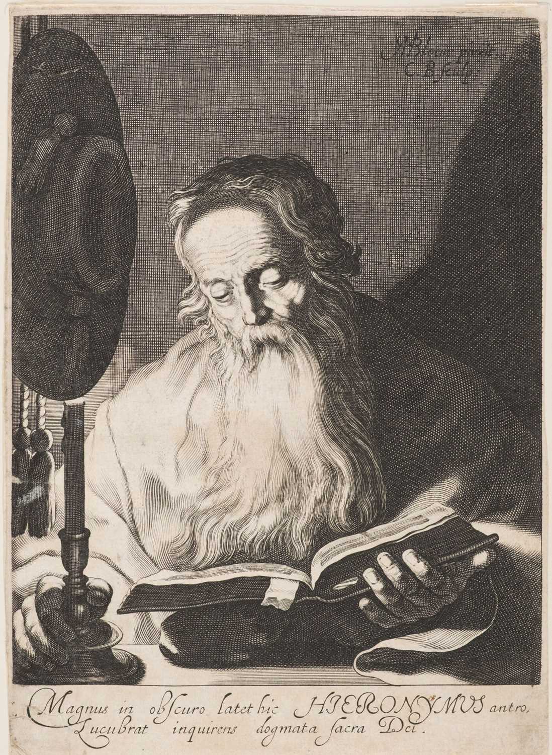 Lot 26 - Bloemaert (Cornelis, 1603-1692). St. Jerome, 1625, and others