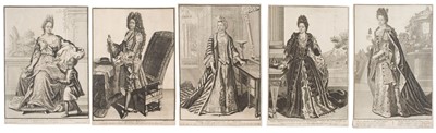 Lot 70 - Schenk (Pieter, 1660-1711). Five etched portraits...