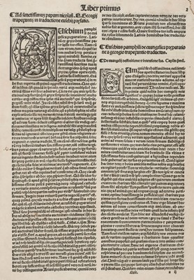 Lot 219 - Eusebius. De Evangelica preparatione a Georgio Trapezuntio e Greco in Latinum traductus…, 1525