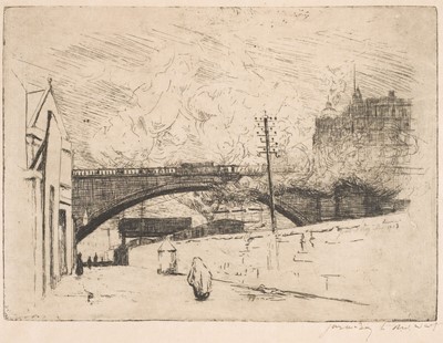 Lot 266 - McBey (James, 1883-1959). Union Bridge, Aberdeen, & others