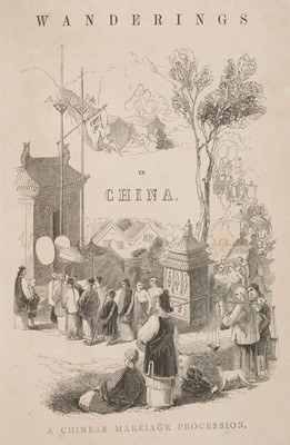 Lot 18 - Fortune (Robert). Three Years' Wanderings in the Northern Provinces of China, 1st edition, 1847