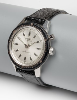 Lot 435 - Seiko Monopusher. A Seiko Monopusher Chronograph produced for the 1964 Tokyo Olympic Games, 1964