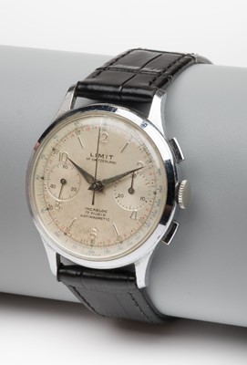 Lot 425 - Limit Chronograph Watch. A Limit mens chronograph watch, 1971