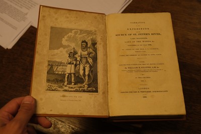 Lot 13 - Darby (William). A Tour from the City of New-York, to Detroit, New-York, 1819, and others