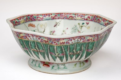 Lot 585 - Famille Rose. A Chinese famille rose porcelain bowl, Qianlong period