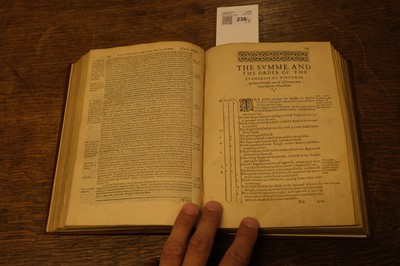 Lot 238 - Douay-Rheims Bible. The New Testament of Jesus Christ, & The Holie Bible, 1582/1609/1610