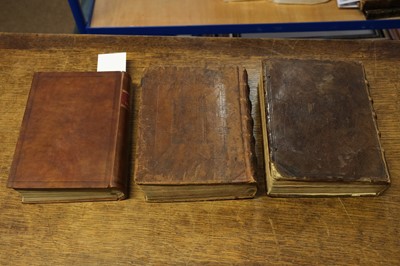 Lot 238 - Douay-Rheims Bible. The New Testament of Jesus Christ, & The Holie Bible, 1582/1609/1610