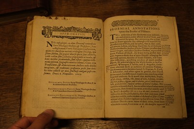Lot 238 - Douay-Rheims Bible. The New Testament of Jesus Christ, & The Holie Bible, 1582/1609/1610