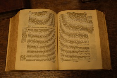Lot 238 - Douay-Rheims Bible. The New Testament of Jesus Christ, & The Holie Bible, 1582/1609/1610