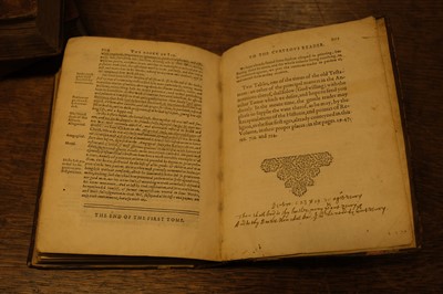 Lot 238 - Douay-Rheims Bible. The New Testament of Jesus Christ, & The Holie Bible, 1582/1609/1610