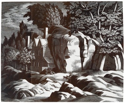 Lot 263 - Mackley (George, 1900-1983). Rock House, 1968