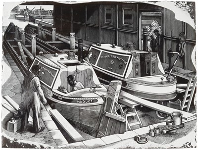 Lot 257 - Mackley (George, 1900-1983). In Dock, 1962