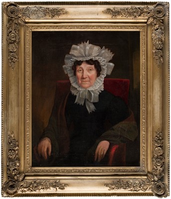 Lot 120 - English School. Portrait of a Lady, 1820s