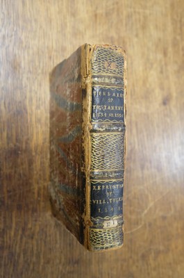 Lot 224 - New Testament [English]. The newe Testament of the last translacion. By Wylliam Tyndall…, 1549