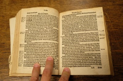 Lot 224 - New Testament [English]. The newe Testament of the last translacion. By Wylliam Tyndall…, 1549