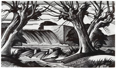 Lot 249 - Mackley (George, 1900-1983). Weir, 1945
