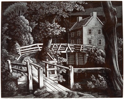 Lot 262 - Mackley (George, 1900-1983). Vonders at Giethoorn, 1965