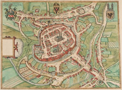 Lot 113 - Braun (Georg & Frans Hogenberg). A collection of nine city plans, late 16th & early 17th-century