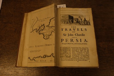 Lot 9 - Chardin (John). The Travels of Sir John Chardin into Persia and the East-Indies, 1689