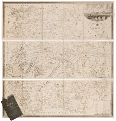 Lot 149 - Shropshire. Baugh (Robert), Map of Shropshire, 1808