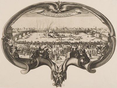 Lot 28 - Callot (Jacques, 1592-1635). Title Page, for Diverse Vedute designate in Fiorenza