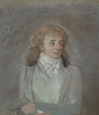 Lot 79 - American Colonial School. Portrait of a young gentleman, circa 1780s