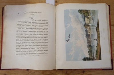 Lot 83 - Westall (William & Owen, Samuel). Picturesque Tour of the River Thames, London: R. Ackermann 1828