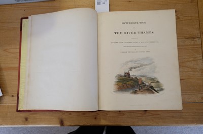 Lot 83 - Westall (William & Owen, Samuel). Picturesque Tour of the River Thames, London: R. Ackermann 1828