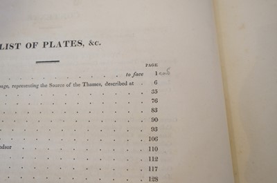 Lot 83 - Westall (William & Owen, Samuel). Picturesque Tour of the River Thames, London: R. Ackermann 1828
