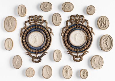 Lot 89 - Paoletti (Bartolomeo, 1757-1834, & Pietro 1801-1847, attrib.). Night & Day, after Thorvaldsen