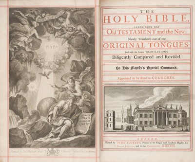 Lot 298 - Bible [English]. The Holy Bible, Containing the Old Testament and the New, 2 vols., 1717/16