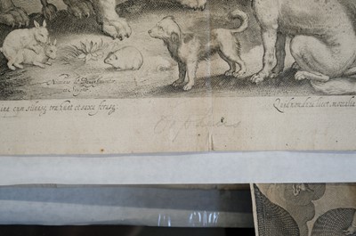 Lot 20 - De Bruyn (Nicolaes, 1571-1656). Orpheus Taming the Animals, circa 1610-30