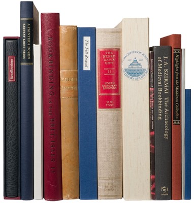 Lot 345 - Bird & Bull Press. Recollections: My Life in Bookbinding, Bernard C. Middleton, 1995, & others