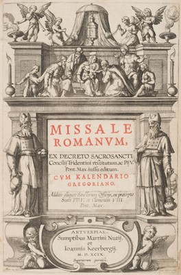 Lot 247 - Missal Romanum. Missale Romanum, ex decreto sacrosancti Concilij Tridentini restitutum, 1599