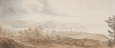 Lot 131 - Attributed to Joseph Farington (1747-1821). View of Totnes, 9 April 1834..., and others