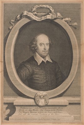 Lot 95 - English School. Portrait of William Shakespeare, circa 1720