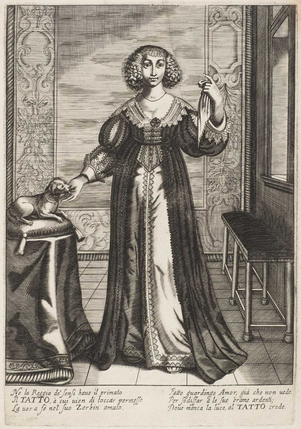 Lot 21 - Valesio, or Valegio (Francesco, active 1598-1624). Il Tatto, engraving