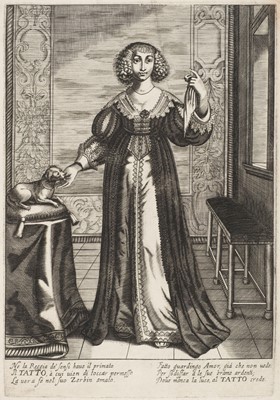 Lot 21 - Valesio, or Valegio (Francesco, active 1598-1624). Il Tatto, engraving