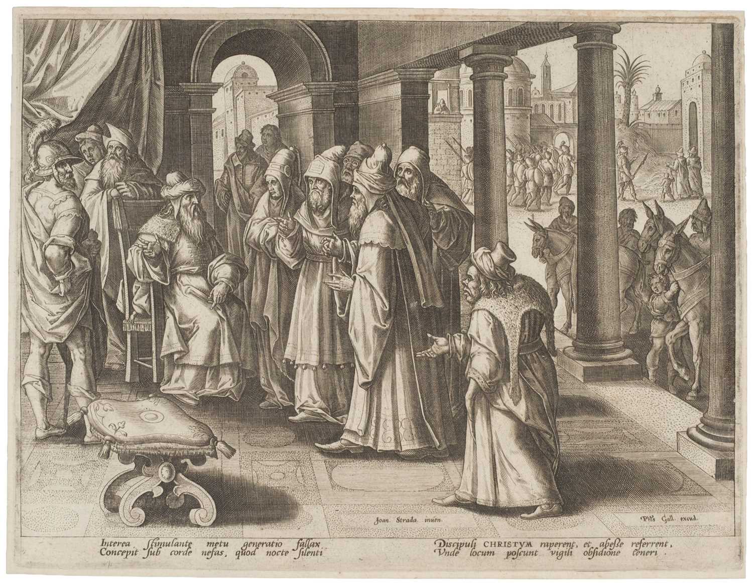 Lot 8 - Galle (Philips, 1537-1612). Six engravings from Acta Apostolorum, circa 1575