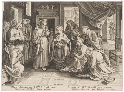 Lot 8 - Galle (Philips, 1537-1612). Six engravings from Acta Apostolorum, circa 1575