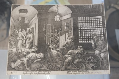 Lot 8 - Galle (Philips, 1537-1612). Six engravings from Acta Apostolorum, circa 1575