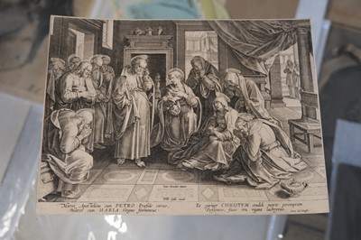 Lot 8 - Galle (Philips, 1537-1612). Six engravings from Acta Apostolorum, circa 1575